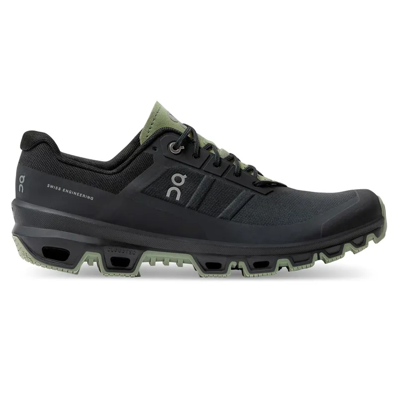 On Running Men's Cloudventure Running Shoes in Black/Reseda 